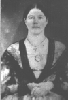 Eliza Burton Zane Conley in portrait wearing a dress.