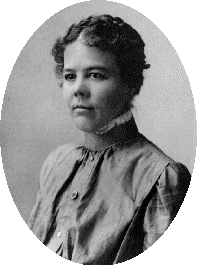 Bust portrait of Lyda Conley